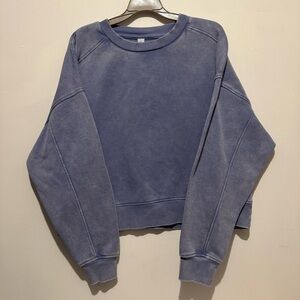 Balance Collection Light Blue Crewneck Sweatshirt